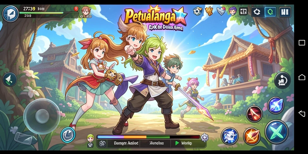 Tampilan gameplay menarik dari game Anime 2739.