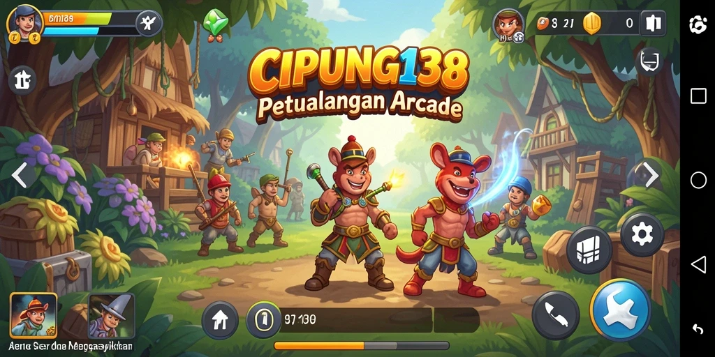 Tampilan menakjubkan dari gameplay seru dalam CIPUNG138.