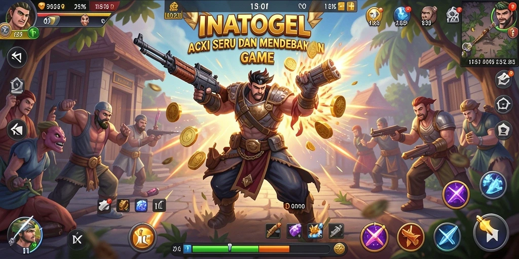 Tampilan gameplay INATOGEL yang menarik dan penuh aksi.