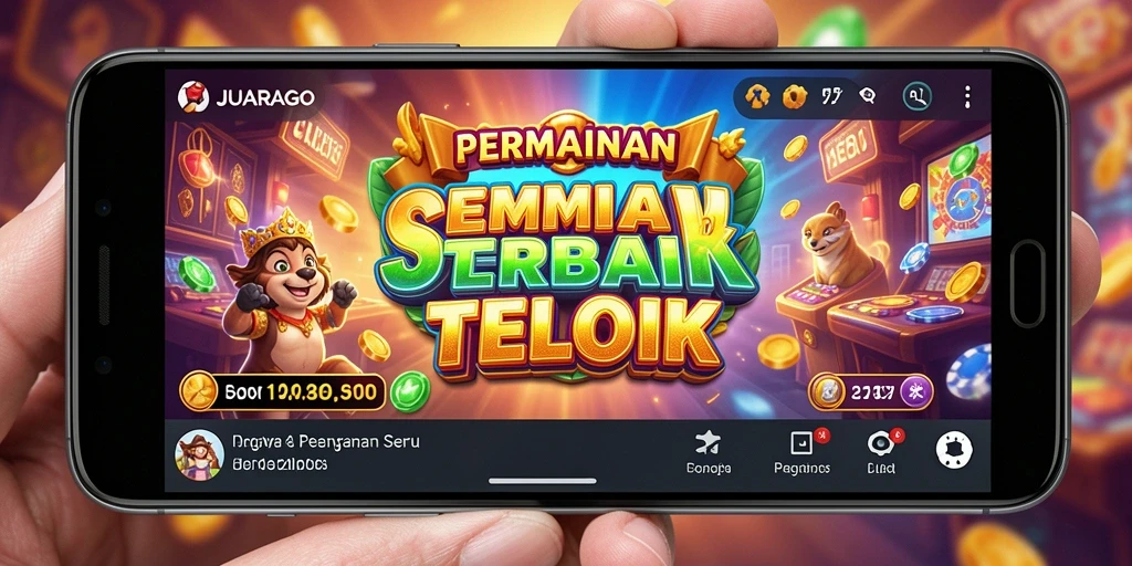Tampilan gameplay JUARAGO yang mengasyikkan dan penuh warna.