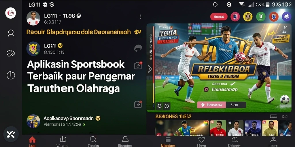 Tampilan UI yang menarik dan intuitif dari LG111.