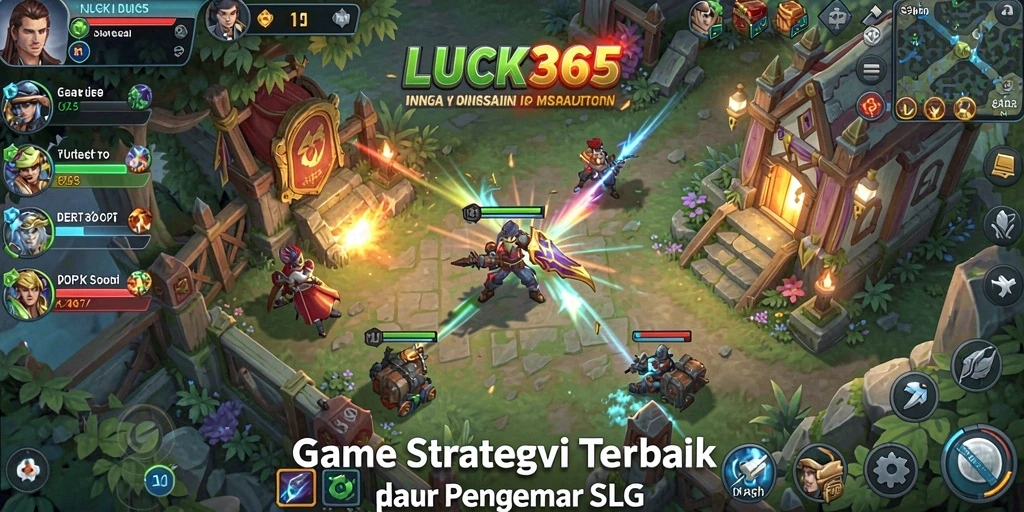 Tangkapan layar gameplay SLG LUCK365 yang mendebarkan.