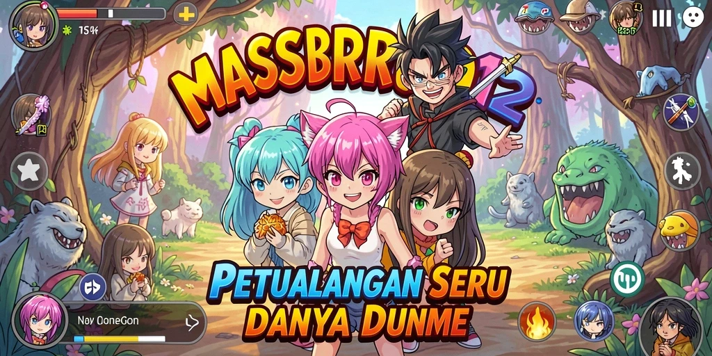 Tampilan menarik dari gameplay <strong>MASBRO12</strong> yang penuh aksi.
